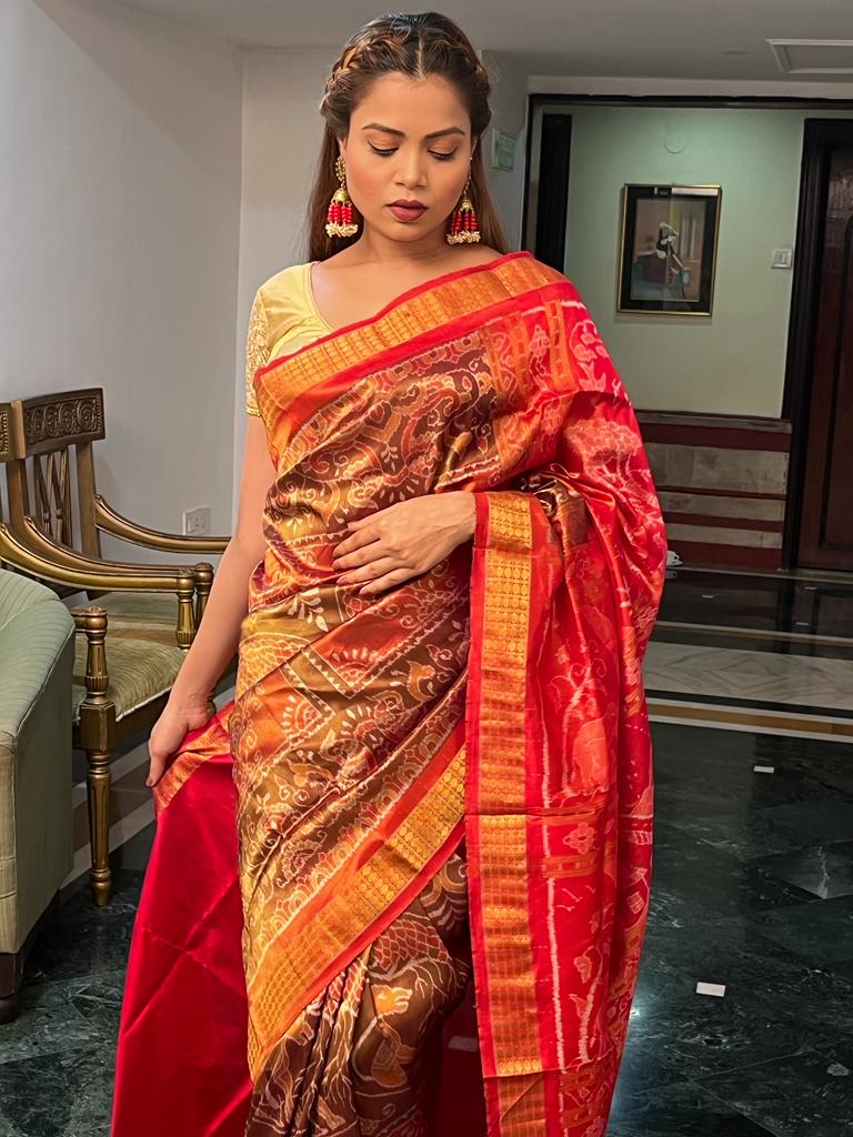 Nabakothi Sambalpuri Silk- Odisha Handloom Sarees,Sambalpuri Silk saree |  BigRayn.com