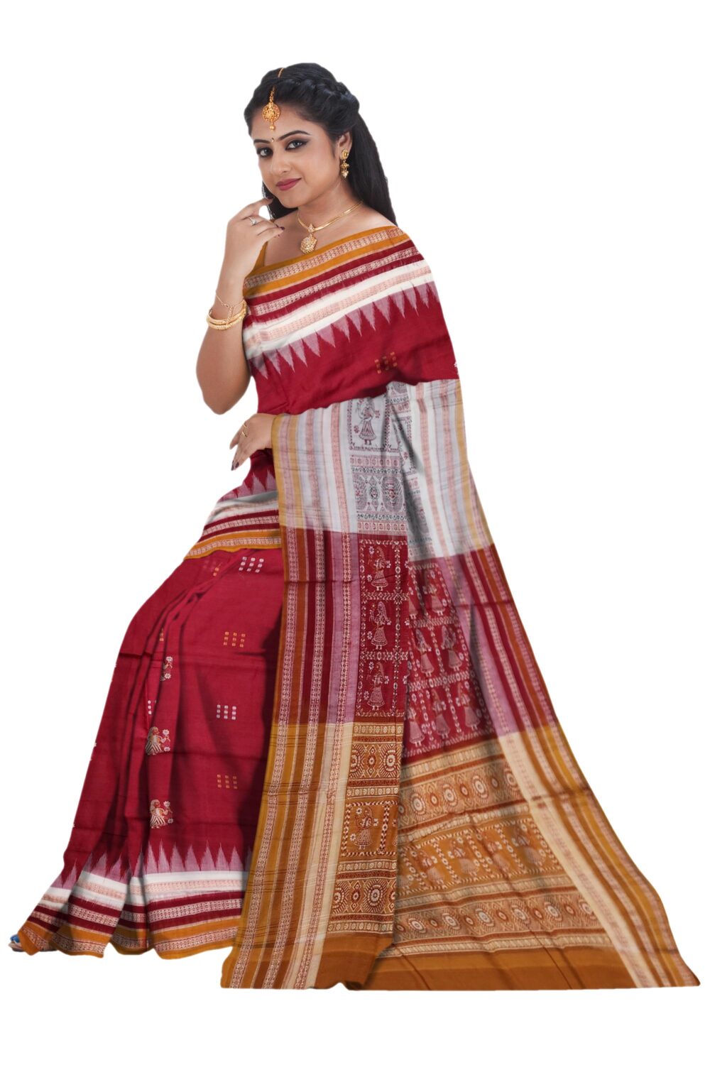 101054 Sambalpuri Handloom Saree New Design