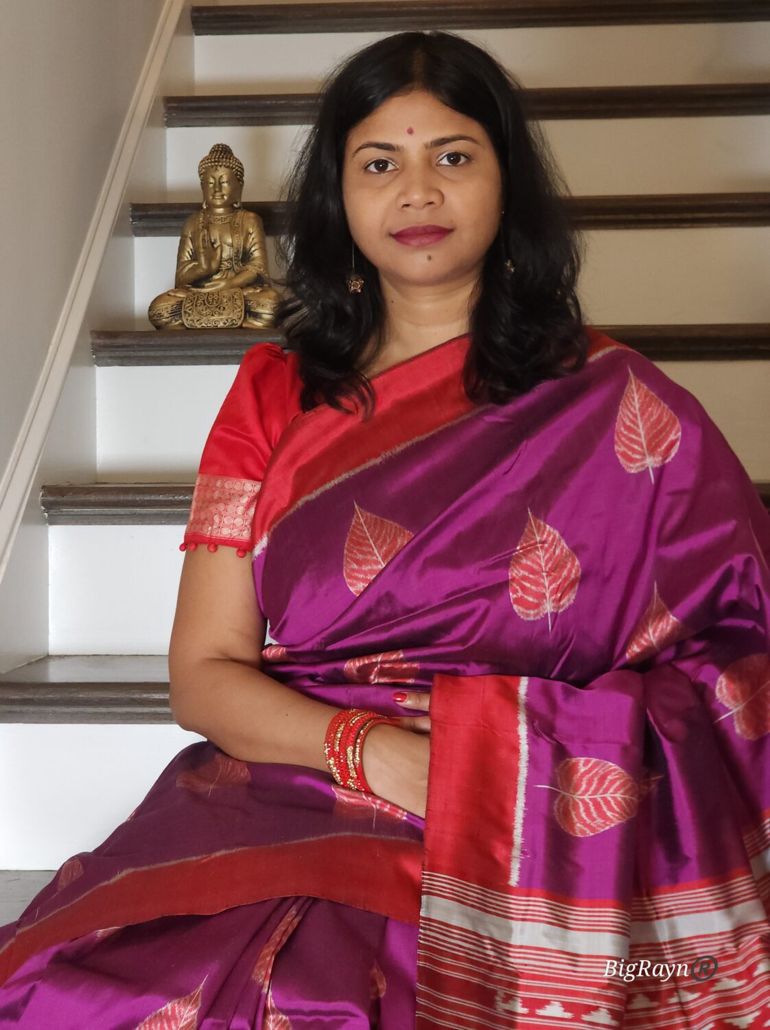 RED NABAKOTHI MULBERRY SILK SAREE – Fabodisha